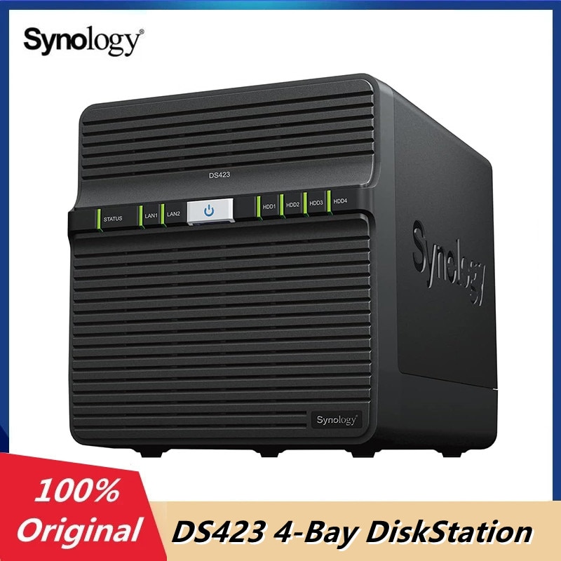 Synology DS423 4  ũ ̼ RAID SATA, 6 Gb/s RAM, 2 GB NAS  ġ, DS420j (ũ)  ׷̵
